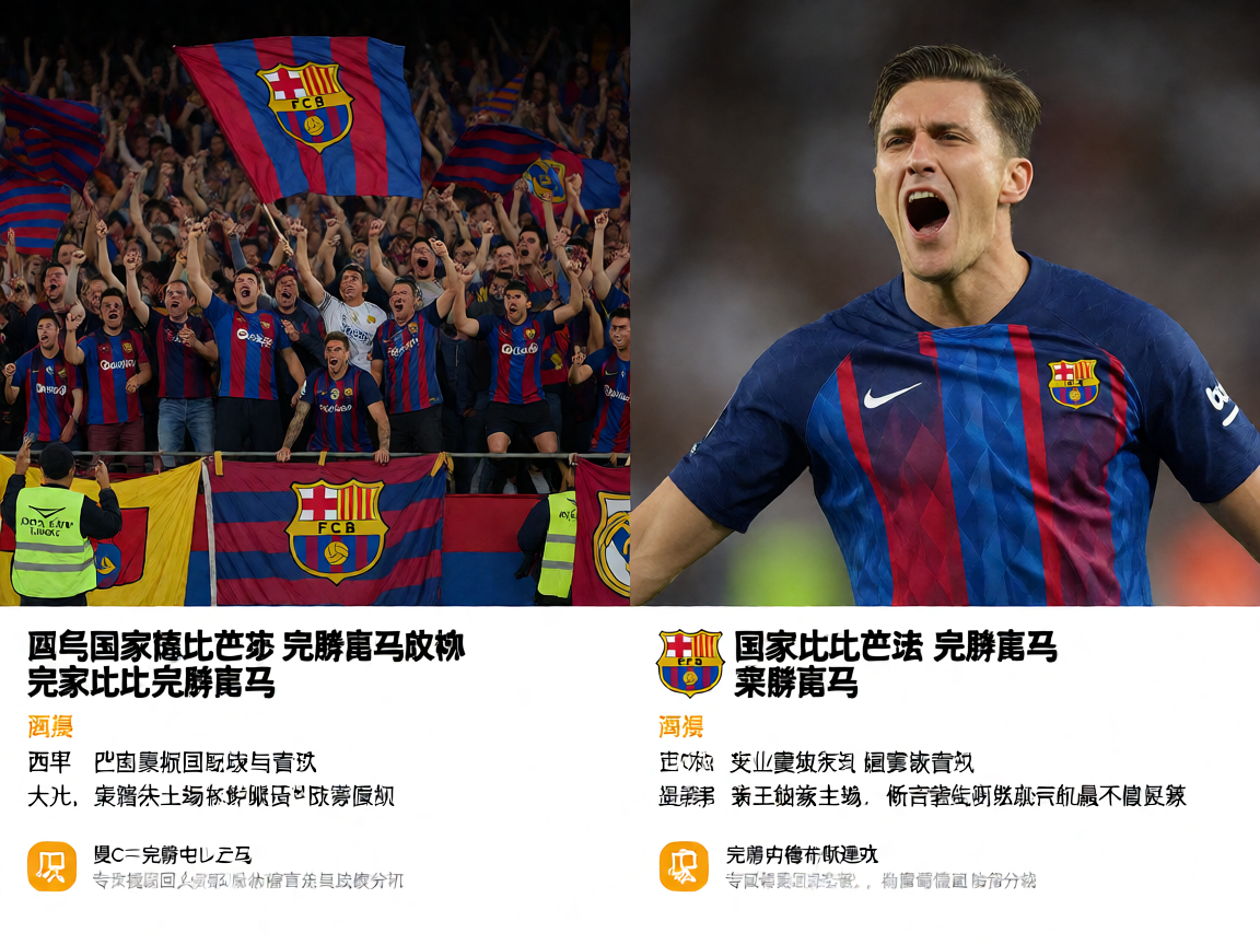 西甲国家德比巴萨3:0完胜皇马的赛后球迷庆祝