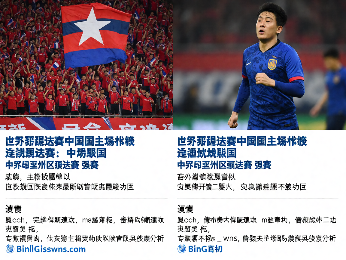 世界杯预选赛中国队主场作战的球迷助威